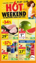 Gazetka promocyjna Intermarche - Gazetka promocyjna - Gazetka - ważna od 06.08 do 06.08.2025 - strona 2 - produkty: Krakus, Gra, Mirinda, Szynka, Pepsi, Arbuz, Canaillou