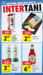 Gazetka promocyjna Intermarche - Gazetka promocyjna - Gazetka - ważna od 06.08 do 06.08.2025 - strona 43 - produkty: Mozzarella, Ketchup, Sok, Ser, Sokołów, Bakoma, Heinz, Kefir, Mleko