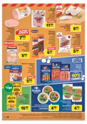 Gazetka promocyjna Carrefour - Gazetka Targ świeżości - Gazetka - ważna od 22.04 do 22.04.2023 - strona 6 - produkty: Hummus, Por, Mus, Salami, Pasztet, Szynka, Tarczyński, Wędlina, Morliny, Boczek, Danio, Kabanos, Kiełbasa, Olewnik, Berlinki