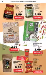 Gazetka promocyjna Netto - Artykuły spożywcze - Gazetka - ważna od 18.02 do 18.02.2023 - strona 14 - produkty: Makaron, Prymat, Ryż, Mus, Cukier, Kasza jęczmienna, Pesto, Spaghetti, Bazyl, Kasza, Kokos, Musztarda