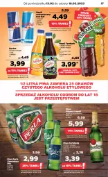 Gazetka promocyjna Netto - Artykuły spożywcze - Gazetka - ważna od 18.02 do 18.02.2023 - strona 17 - produkty: Piwa, Piwo, Sok, Gra, Napój energetyczny, Red Bull, Pilsner Urquell, Perła, Carlsberg, Tymbark, Napój, Mięta, Nektar, Hortex