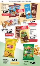 Gazetka promocyjna Netto - Artykuły spożywcze - Gazetka - ważna od 18.02 do 18.02.2023 - strona 18 - produkty: Lubisie, Papryka, Chipsy, Tago, Wafle, Precle, Czekolada, Kakao, Lay’s