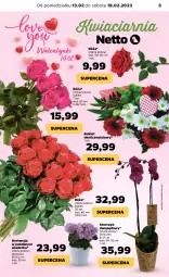 Gazetka promocyjna Netto - Artykuły spożywcze - Gazetka - ważna od 18.02 do 18.02.2023 - strona 5 - produkty: Róża, Storczyk, Bukiet