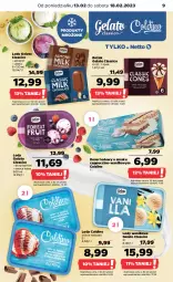 Gazetka promocyjna Netto - Artykuły spożywcze - Gazetka - ważna od 18.02 do 18.02.2023 - strona 9 - produkty: Ser, Produkty mrożone, Lody, Owoce, Deser, Cappuccino