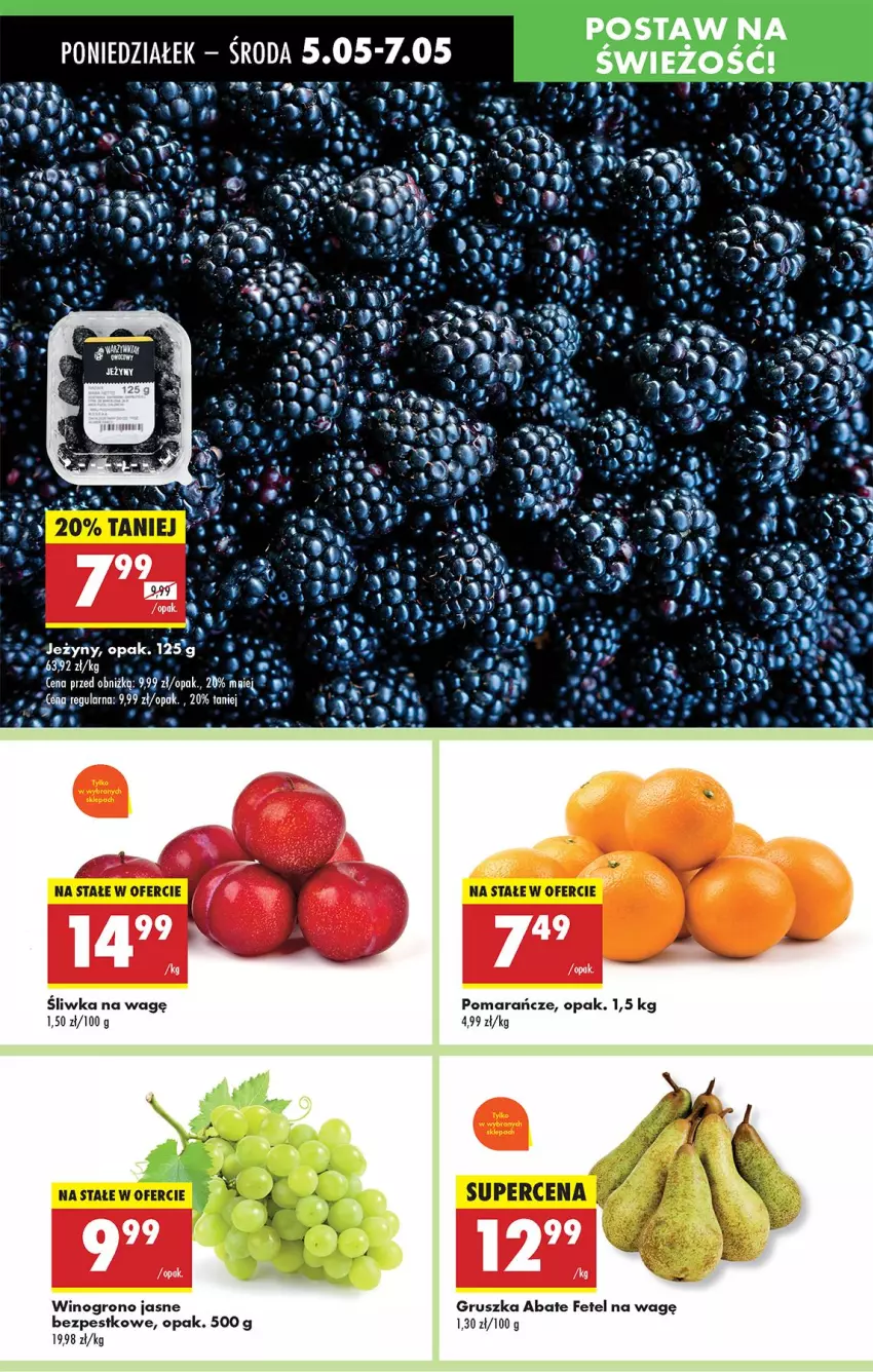 Gazetka promocyjna Biedronka - Od Poniedziałku - ważna 05.05 do 10.05.2025 - strona 21 - produkty: LG, Pomarańcze, Wino