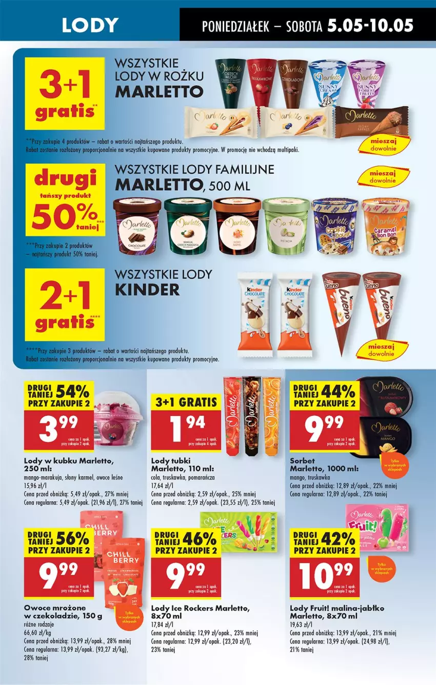 Gazetka promocyjna Biedronka - Od Poniedziałku - ważna 05.05 do 10.05.2025 - strona 42 - produkty: Fa, Gra, Lody, Mango, Owoce