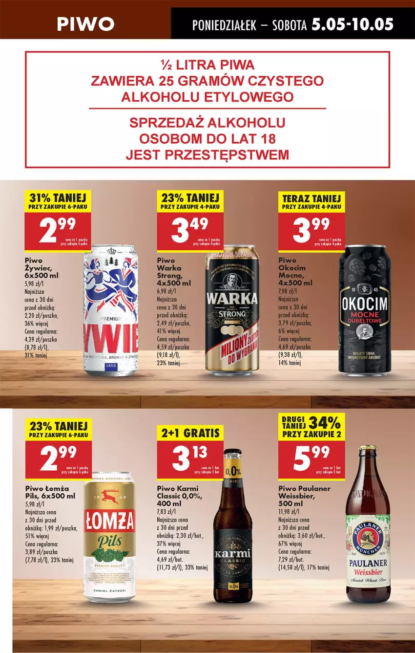 Gazetka promocyjna Biedronka - Od Poniedziałku - ważna 05.05 do 10.05.2025 - strona 52 - produkty: Gra, Karmi, Piwo, Tera, Warka