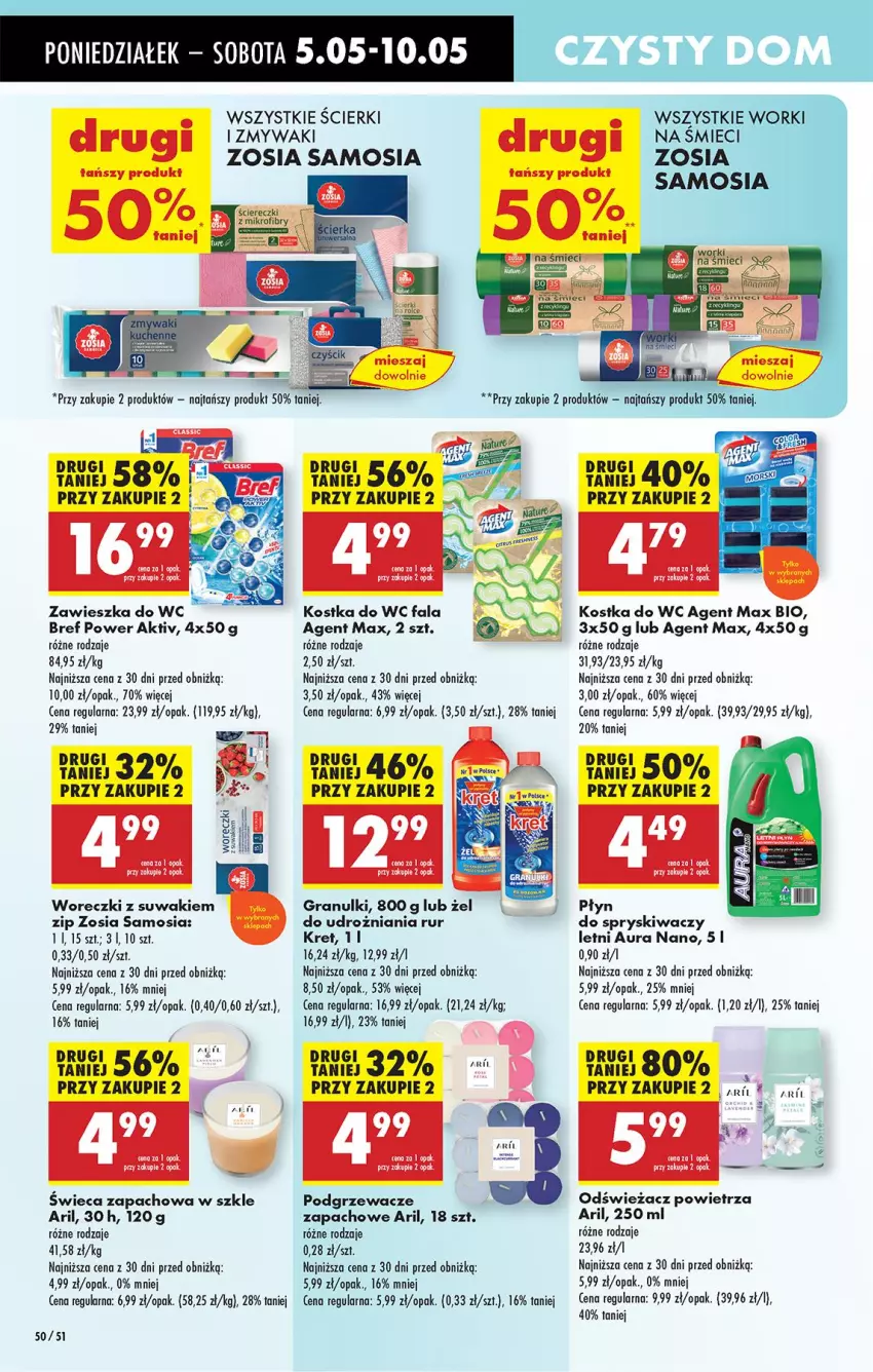Gazetka promocyjna Biedronka - Od Poniedziałku - ważna 05.05 do 10.05.2025 - strona 60 - produkty: Bref, Fa, Gra, Kostka do wc, Kret, Podgrzewacze, Zawieszka do wc