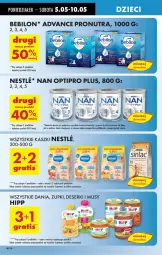 Gazetka promocyjna Biedronka - Od Poniedziałku - Gazetka - ważna od 10.05 do 10.05.2025 - strona 59 - produkty: HiPP, Ser, Por, Mus, Sinlac, O nas, NAN Optipro, Sport, Deser, Karmi, Mleko, BEBILON