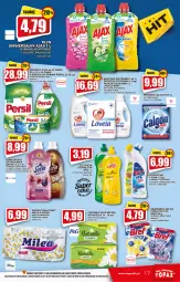 Gazetka promocyjna Topaz - Gazetka - Gazetka - ważna od 23.02 do 23.02.2022 - strona 17 - produkty: Naturell, Top, Sok, Rum, Palmolive, Ajax, Papier, Zawieszka do wc, Bref, Lovela, Proszek do prania, Mleczko do prania, Persil, Papier toaletowy, Mleczko, Płyn do płukania, Tytan, Podpaski, Płyn do wc, Calgon, Colgate, Kapsułki do prania, Naturella, LG