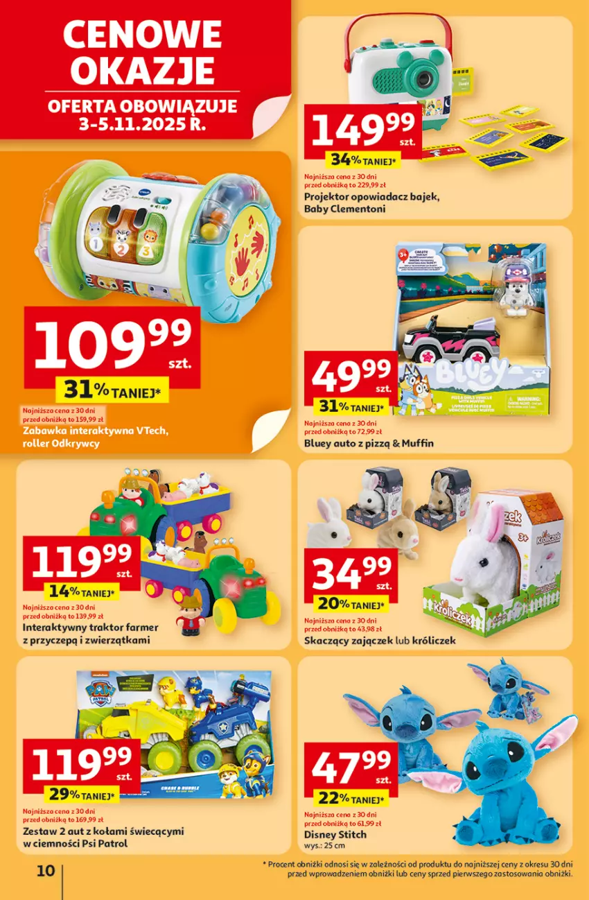 Gazetka promocyjna Auchan - Pewność niskich cen Hipermarket - ważna 30.10 do 05.11.2025 - strona 10 - produkty: Disney, Fa, Psi Patrol, Tera, Traktor