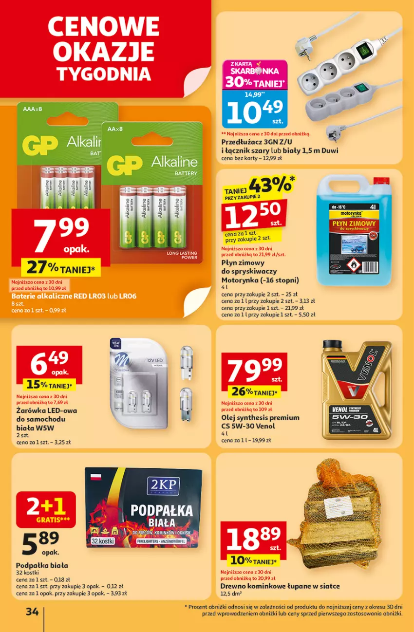 Gazetka promocyjna Auchan - Pewność niskich cen Hipermarket - ważna 30.10 do 05.11.2025 - strona 34 - produkty: Gra, Olej, Płyn zimowy, Top