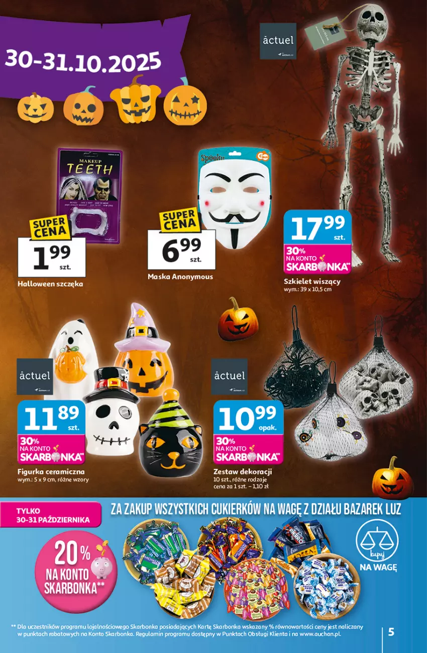 Gazetka promocyjna Auchan - Pewność niskich cen Hipermarket - ważna 30.10 do 05.11.2025 - strona 5 - produkty: Fa, Gra, Maska