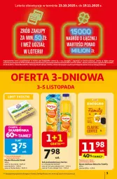Gazetka promocyjna Auchan - Pewność niskich cen Hipermarket - Gazetka - ważna od 05.11 do 05.11.2025 - strona 3 - produkty: Sok pomarańczowy, Sok, Gra, Kawa mielona, Kawa, Masło, Hortex, Fa