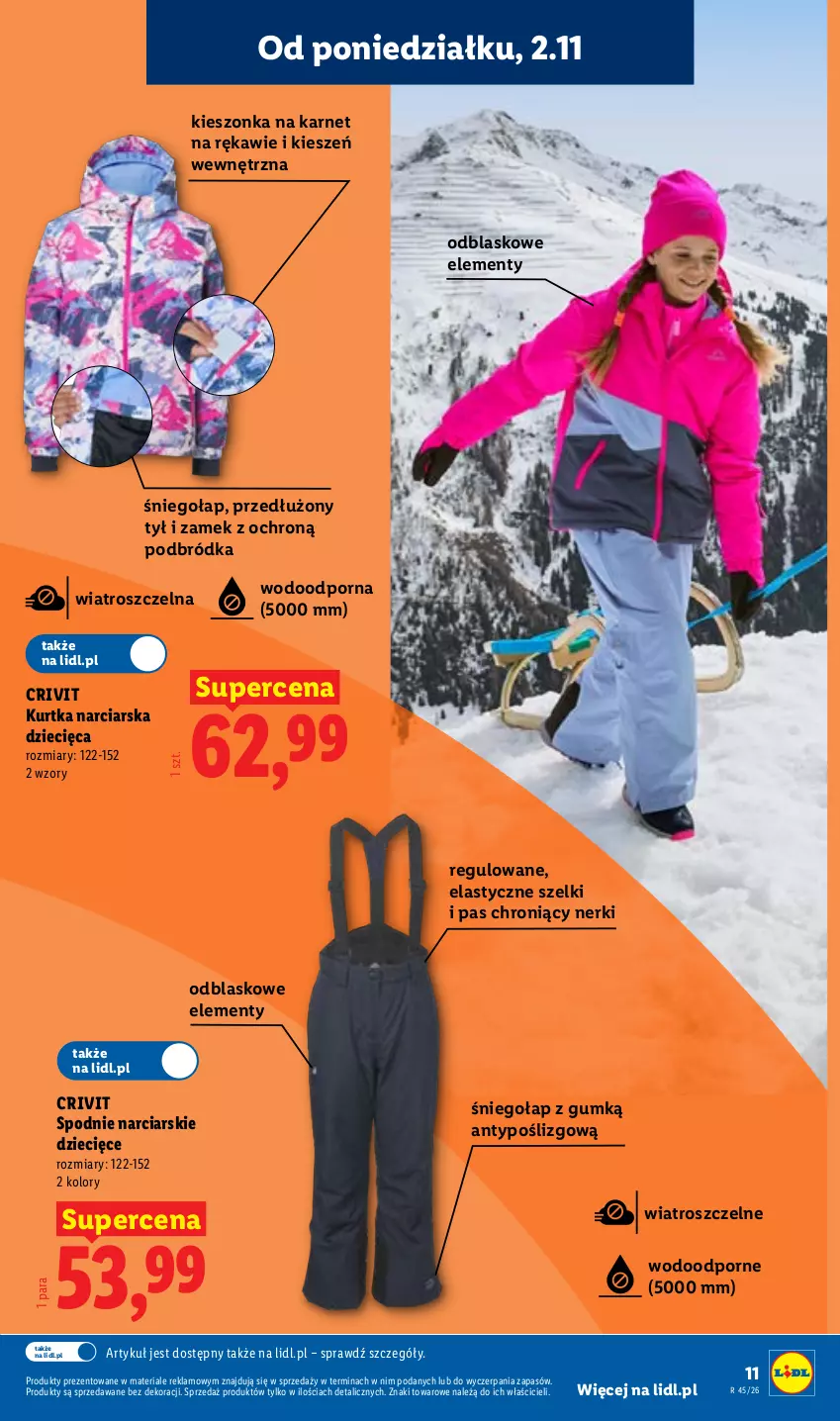 Gazetka promocyjna Lidl - Katalog - ważna 02.11 do 08.11.2026 - strona 13 - produkty: Dzieci, Kurtka, Por, Spodnie