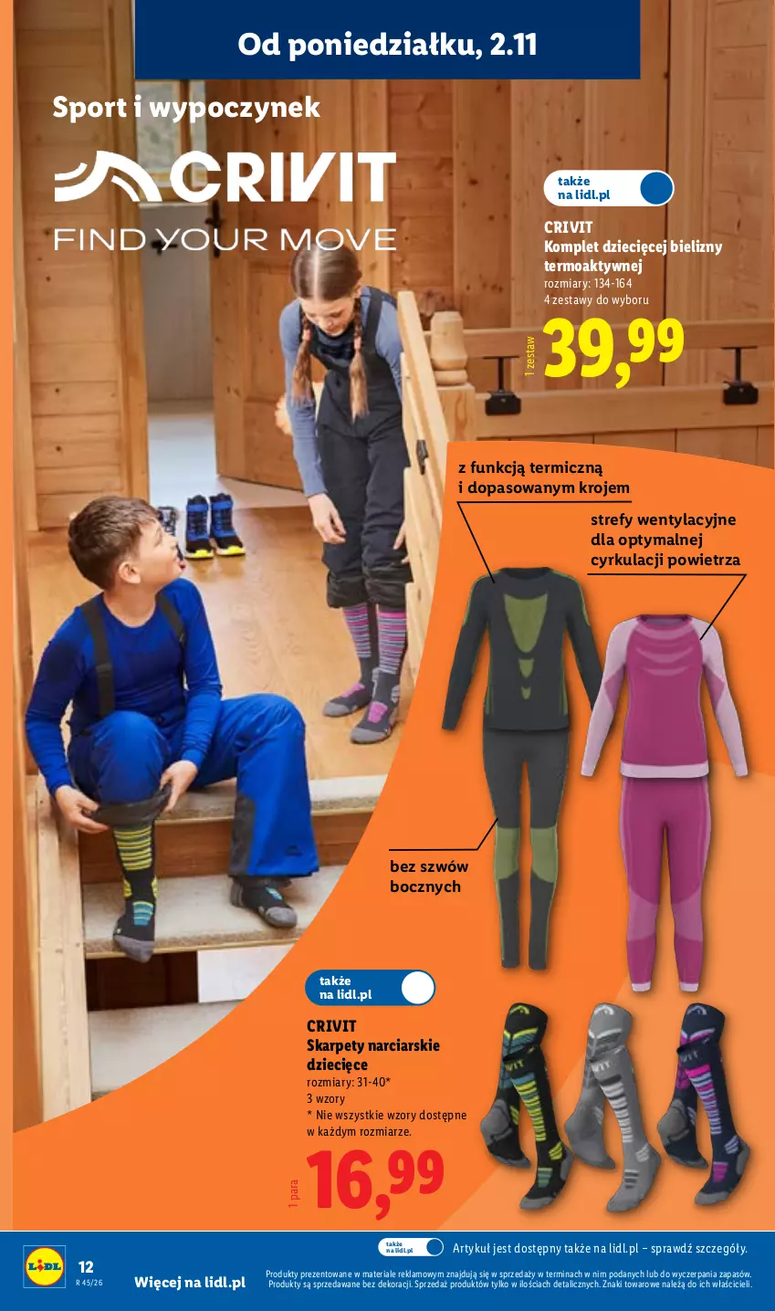Gazetka promocyjna Lidl - Katalog - ważna 02.11 do 08.11.2026 - strona 14 - produkty: Dzieci, Karp, Por, Sport