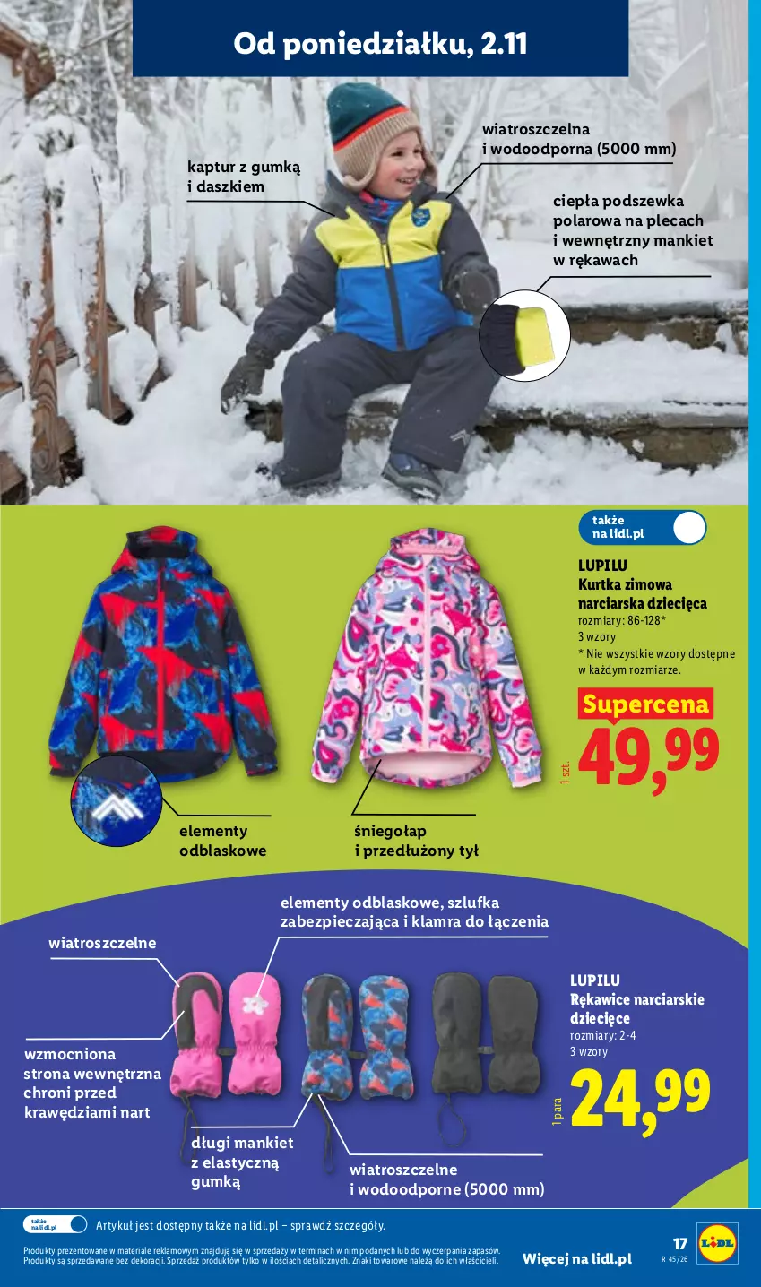 Gazetka promocyjna Lidl - Katalog - ważna 02.11 do 08.11.2026 - strona 21 - produkty: Dzieci, Kawa, Kurtka, Piec, Por, Rękawice