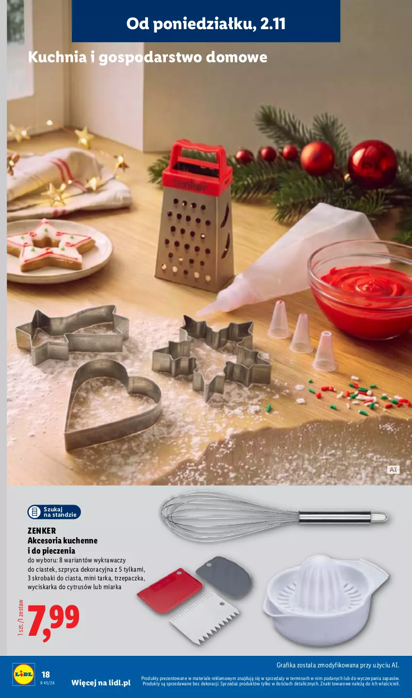 Gazetka promocyjna Lidl - Katalog - ważna 02.11 do 08.11.2026 - strona 22 - produkty: Gra, Grafika, Kuchnia, Miarka, Piec, Stek, Tarka, Trzepaczka, Wyciskarka