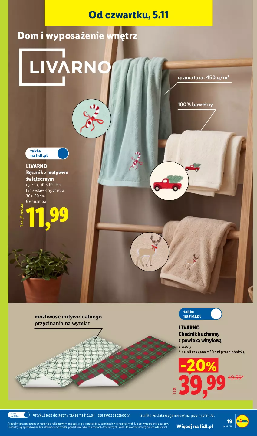 Gazetka promocyjna Lidl - Katalog - ważna 02.11 do 08.11.2026 - strona 25 - produkty: Chodnik, Gra, Grafika, Ivar, Rama, Ręcznik
