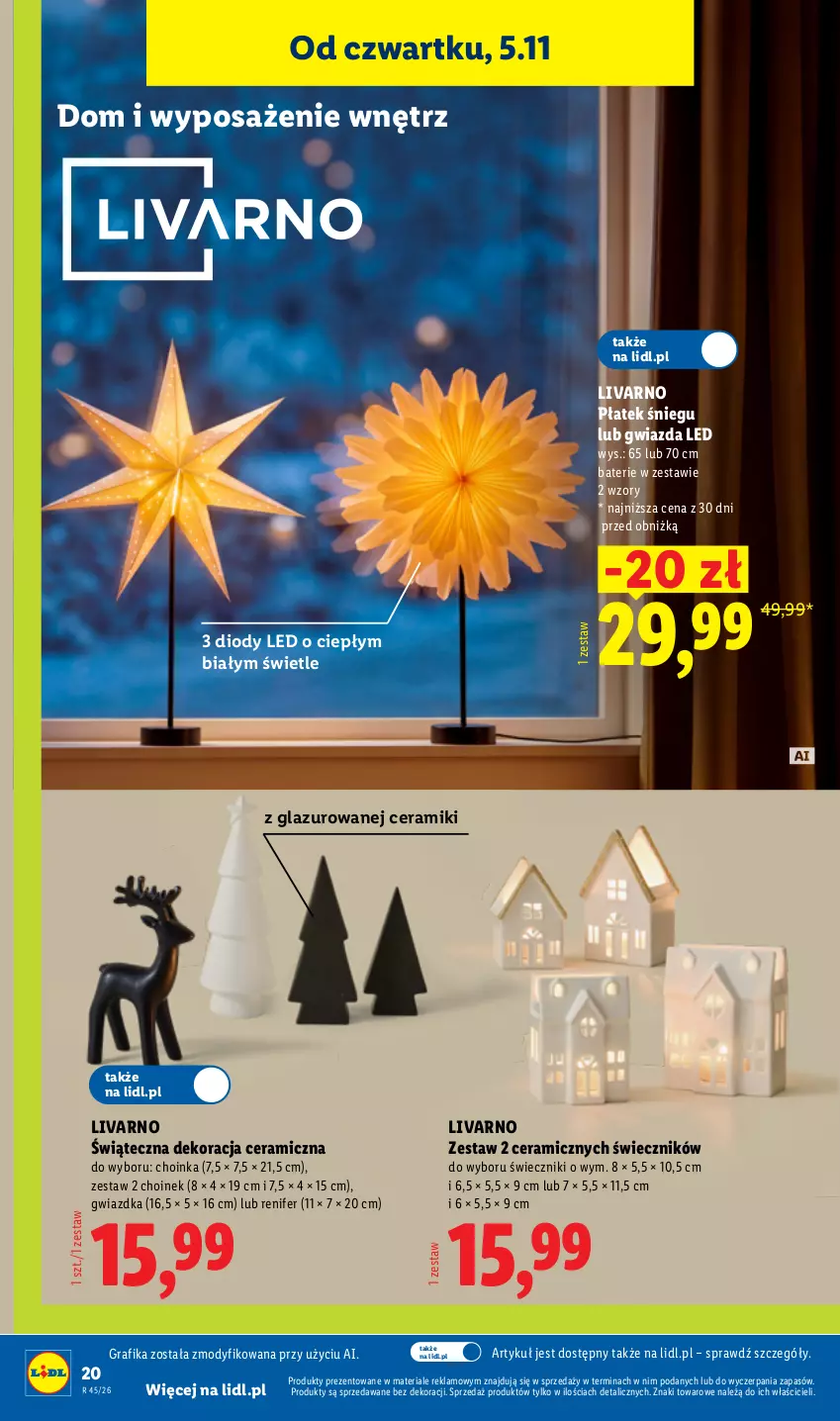 Gazetka promocyjna Lidl - Katalog - ważna 02.11 do 08.11.2026 - strona 26 - produkty: Choinka, Gra, Grafika, Gwiazda, Inka, Ivar, Lazur, Renifer