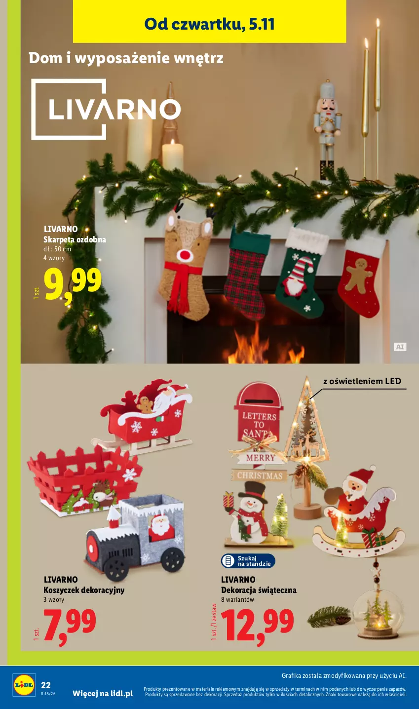 Gazetka promocyjna Lidl - Katalog - ważna 02.11 do 08.11.2026 - strona 28 - produkty: Dekoracja świąteczna, Gra, Grafika, Ivar, Karp, Kosz