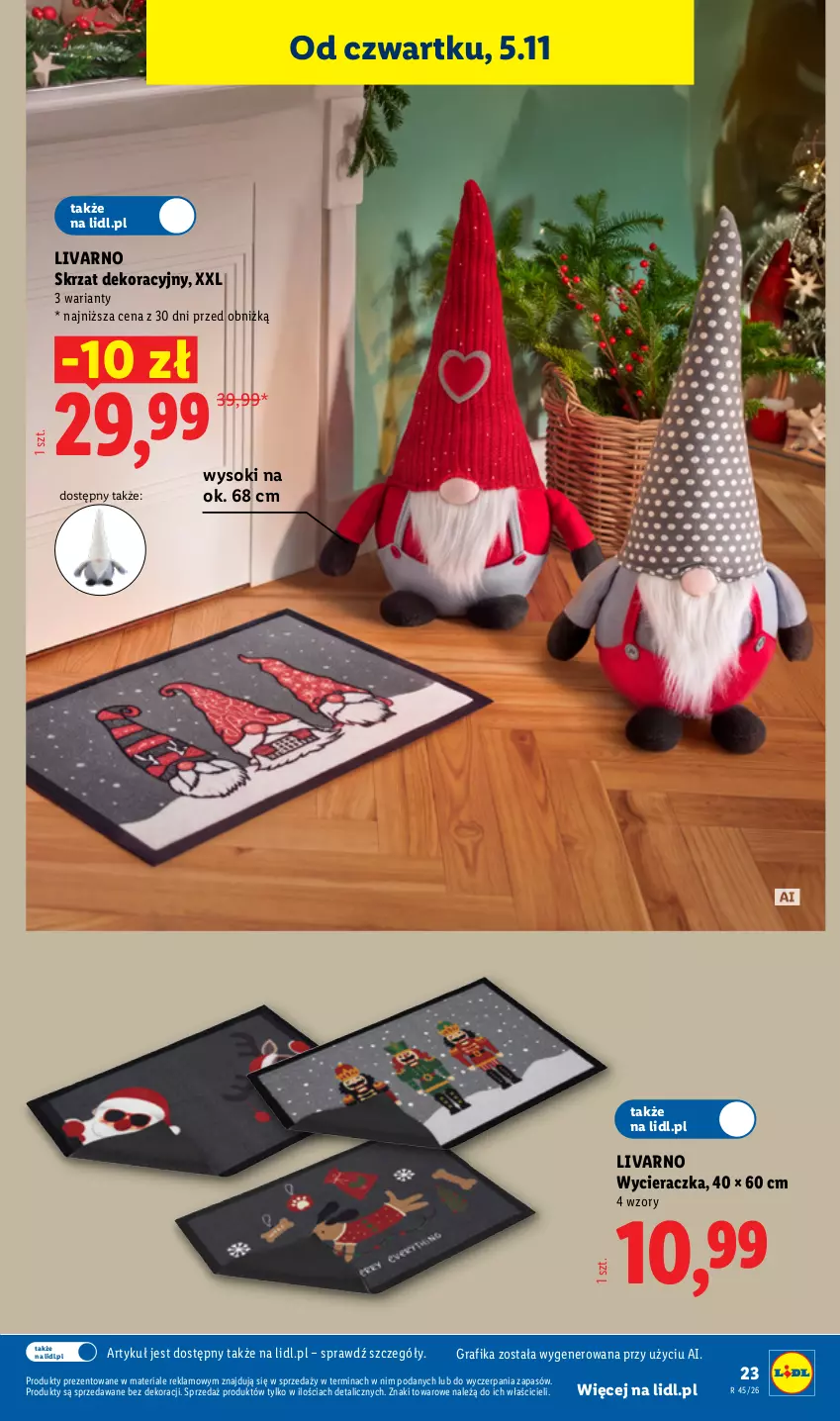Gazetka promocyjna Lidl - Katalog - ważna 02.11 do 08.11.2026 - strona 29 - produkty: Gra, Grafika, Ivar, Skrzat, Sok, Wycieraczka