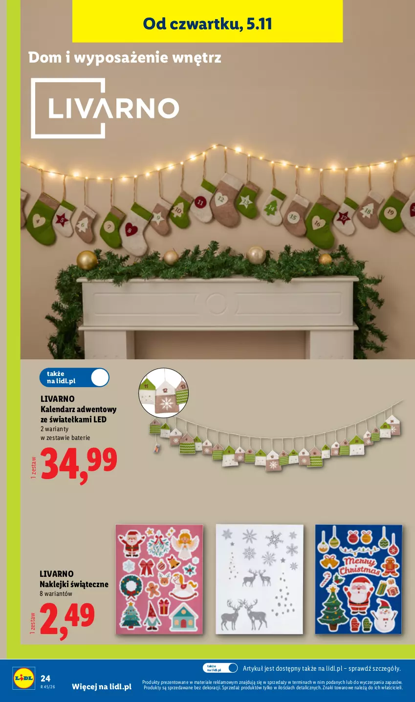 Gazetka promocyjna Lidl - Katalog - ważna 02.11 do 08.11.2026 - strona 30 - produkty: Ivar, Kalendarz, Kalendarz adwentowy, Klej