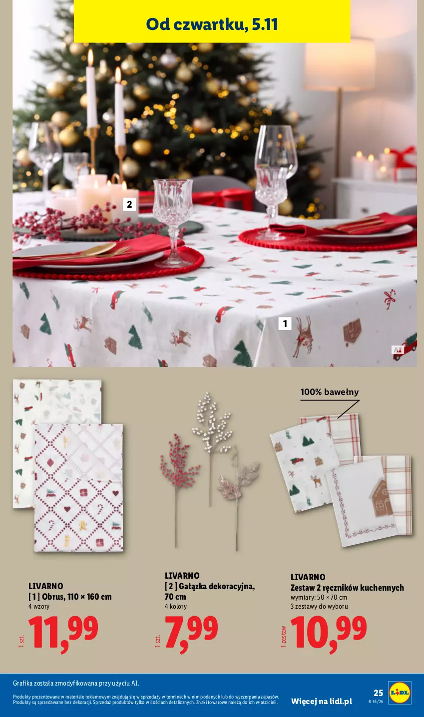 Gazetka promocyjna Lidl - Katalog - ważna 02.11 do 08.11.2026 - strona 31 - produkty: Gra, Grafika, Ivar, Obrus, Ręcznik