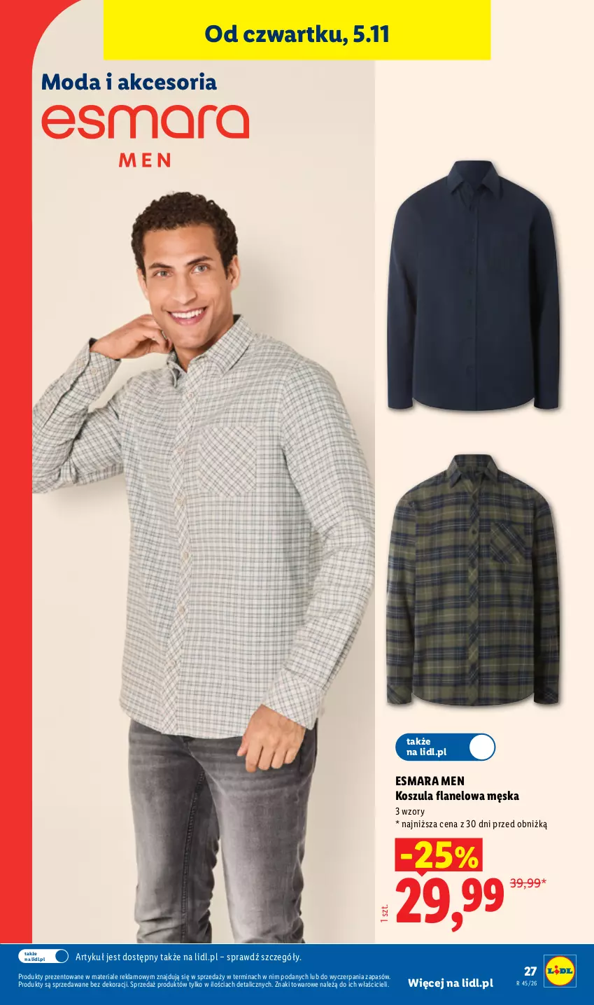 Gazetka promocyjna Lidl - Katalog - ważna 02.11 do 08.11.2026 - strona 33 - produkty: Kosz, Koszula, Moda