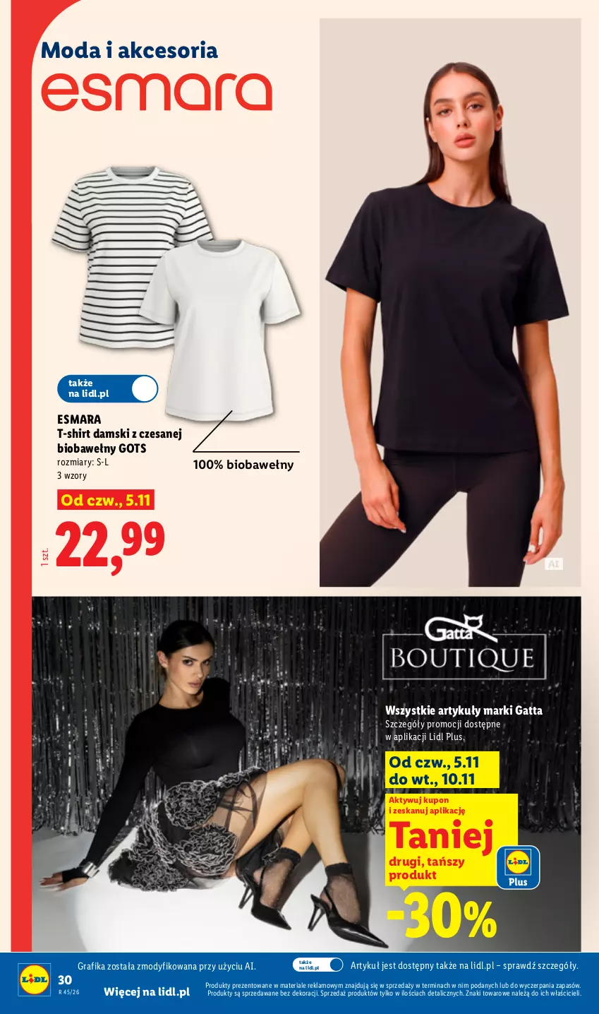 Gazetka promocyjna Lidl - Katalog - ważna 02.11 do 08.11.2026 - strona 36 - produkty: Gatta, Gra, Grafika, Moda, T-shirt