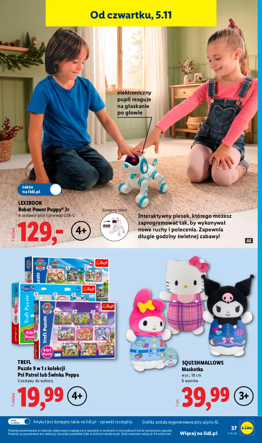 Gazetka promocyjna Lidl - Katalog - ważna 02.11 do 08.11.2026 - strona 43 - produkty: Gra, Grafika, Inka, Przewód, Psi Patrol, Puzzle, Robot, Tera