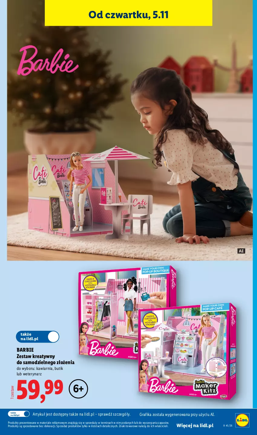Gazetka promocyjna Lidl - Katalog - ważna 02.11 do 08.11.2026 - strona 51 - produkty: Barbie, Gra, Grafika