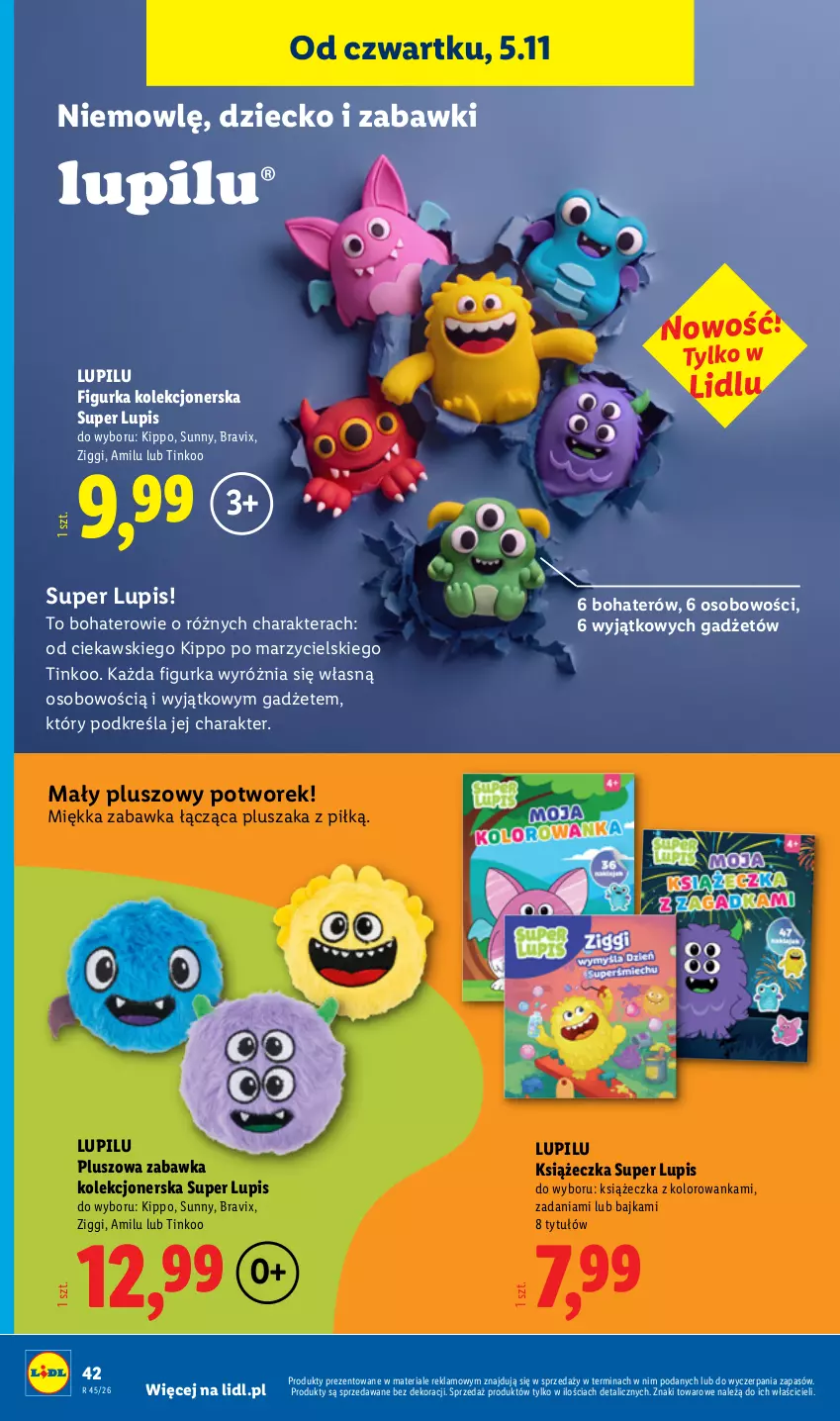 Gazetka promocyjna Lidl - Katalog - ważna 02.11 do 08.11.2026 - strona 52 - produkty: Kolorowanka, Pluszak, Tera, Zabawka
