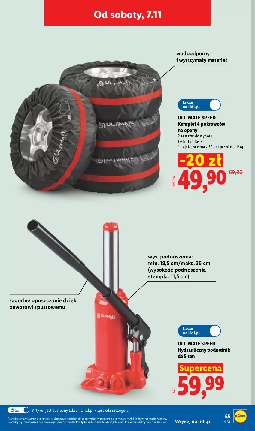 Gazetka promocyjna Lidl - Katalog - ważna 02.11 do 08.11.2026 - strona 65 - produkty: Opony, Por, Sok