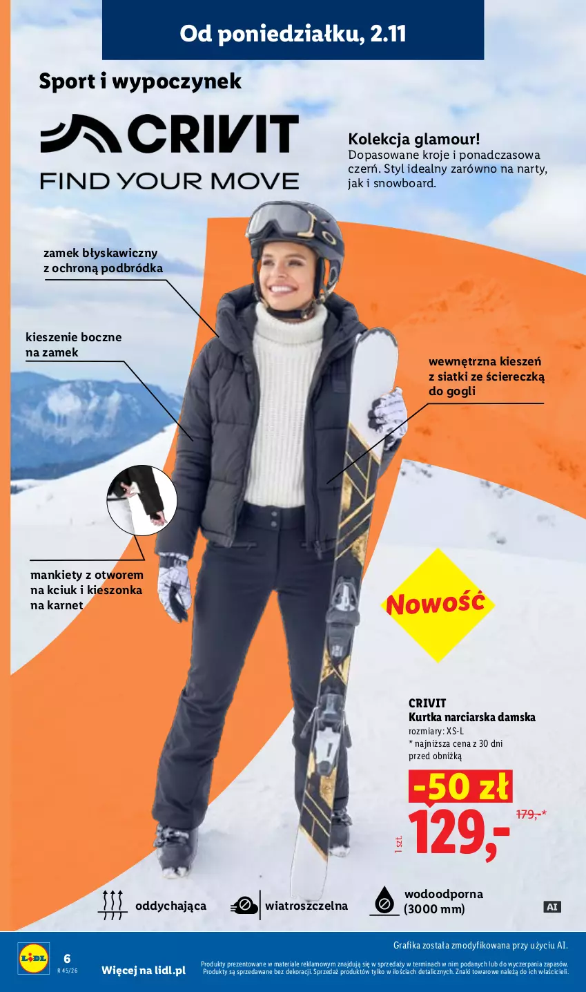 Gazetka promocyjna Lidl - Katalog - ważna 02.11 do 08.11.2026 - strona 8 - produkty: Gra, Grafika, Kurtka, Narty, Por, Snowboard, Sport