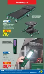 Gazetka promocyjna Lidl - Katalog - Gazetka - ważna od 08.11 do 08.11.2026 - strona 55 - produkty: Parkside, Leżanka, Przewód, Stołek, Haczyk, Reflektor, Lampa, Akumulator