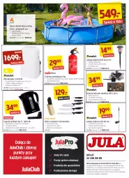 Gazetka promocyjna Jula - Gazetka - Gazetka - ważna od 15.06 do 15.06.2023 - strona 8 - produkty: Piec, Noż, Gra, Gaśnica, Przewód, Czajnik elektryczny, Czajnik, Tera, Lampa, Olej