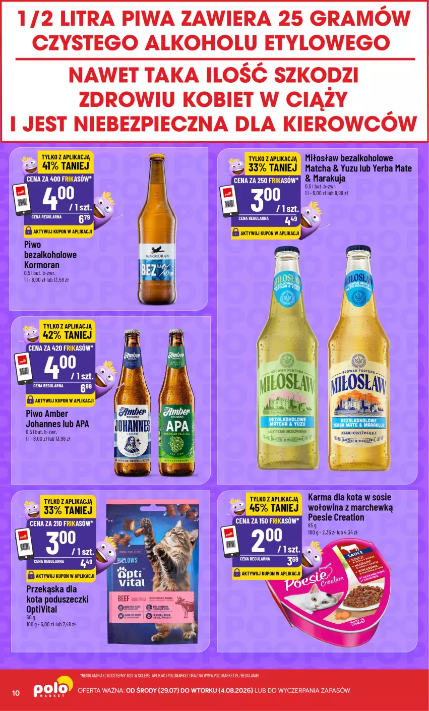 Gazetka promocyjna PoloMarket - Katalog Frikasy - ważna 29.07 do 04.08.2026 - strona 10 - produkty: Fortuna, Piwo, Sos, Wołowina