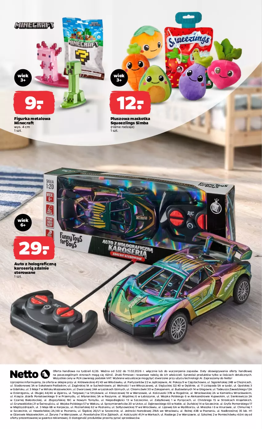 Gazetka promocyjna Netto - Od Czwartku - ważna 05.02 do 11.02.2026 - strona 9 - produkty: Fa, Gra, Gry, Karp, Kujawski, Minecraft, Podlaski, Ser, Sok, Stock, Top, Wino