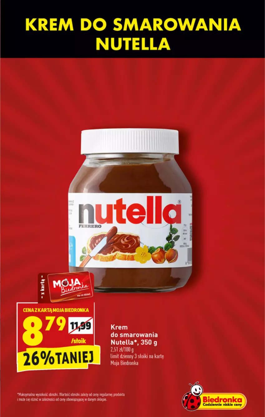 Gazetka promocyjna Biedronka - W tym tygodniu PN - ważna 12.04 do 17.04.2021 - strona 21 - produkty: Nutella, Sok