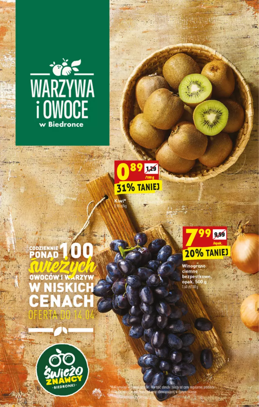 Gazetka promocyjna Biedronka - W tym tygodniu PN - ważna 12.04 do 17.04.2021 - strona 8 - produkty: Owoce, Warzywa, Warzywa i owoce