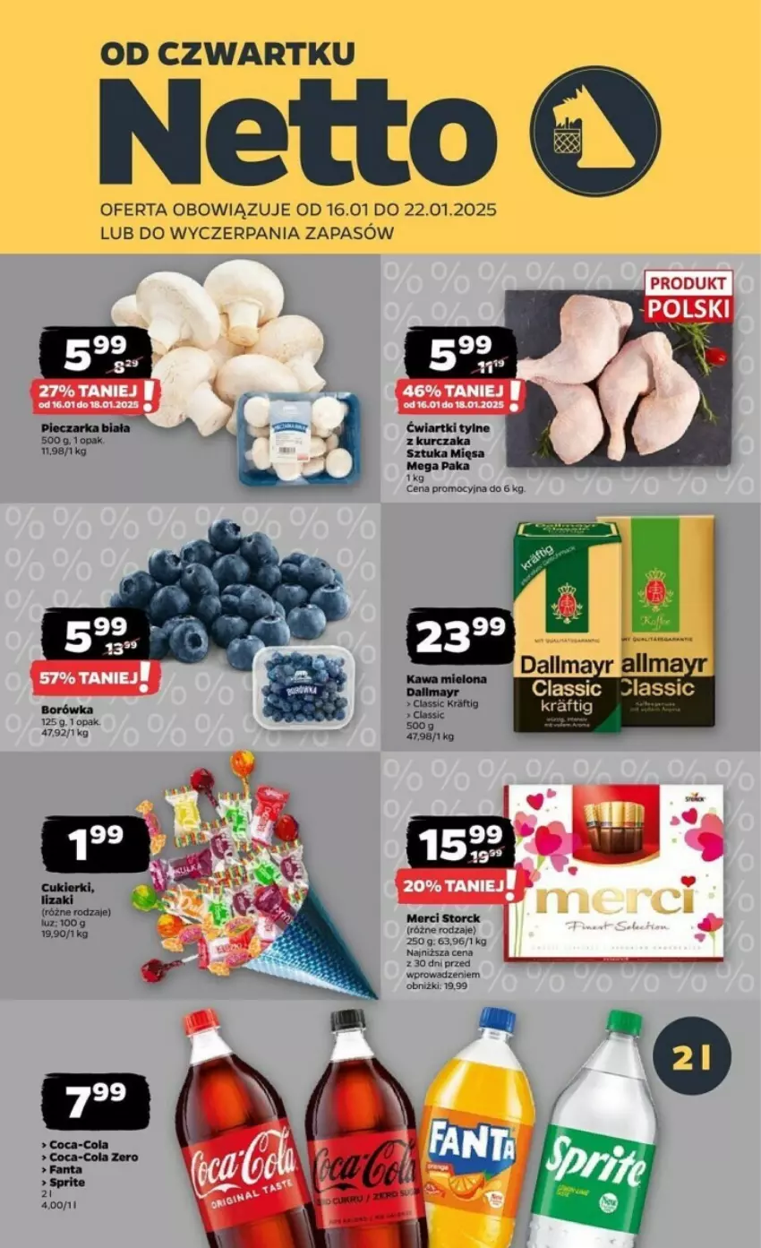 Gazetka promocyjna Netto - ważna 16.01 do 22.01.2025 - strona 1 - produkty: Dallmayr, Kawa, Kurczak