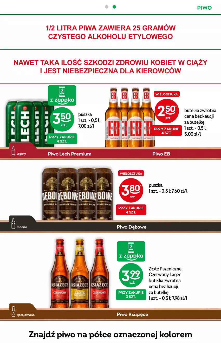 Gazetka promocyjna Żabka - ważna 22.12.2021 do 04.01.2022 - strona 29 - produkty: Gra, Książęce, Lech Premium, Piec, Piwa, Piwo