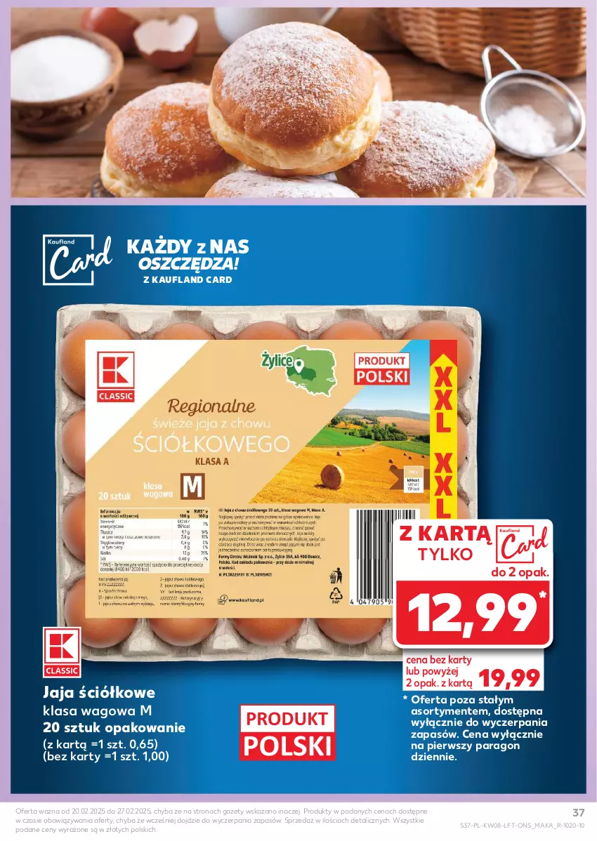 Gazetka promocyjna Kaufland - Gazetka tygodnia - ważna 20.02 do 26.02.2025 - strona 37 - produkty: Jaja