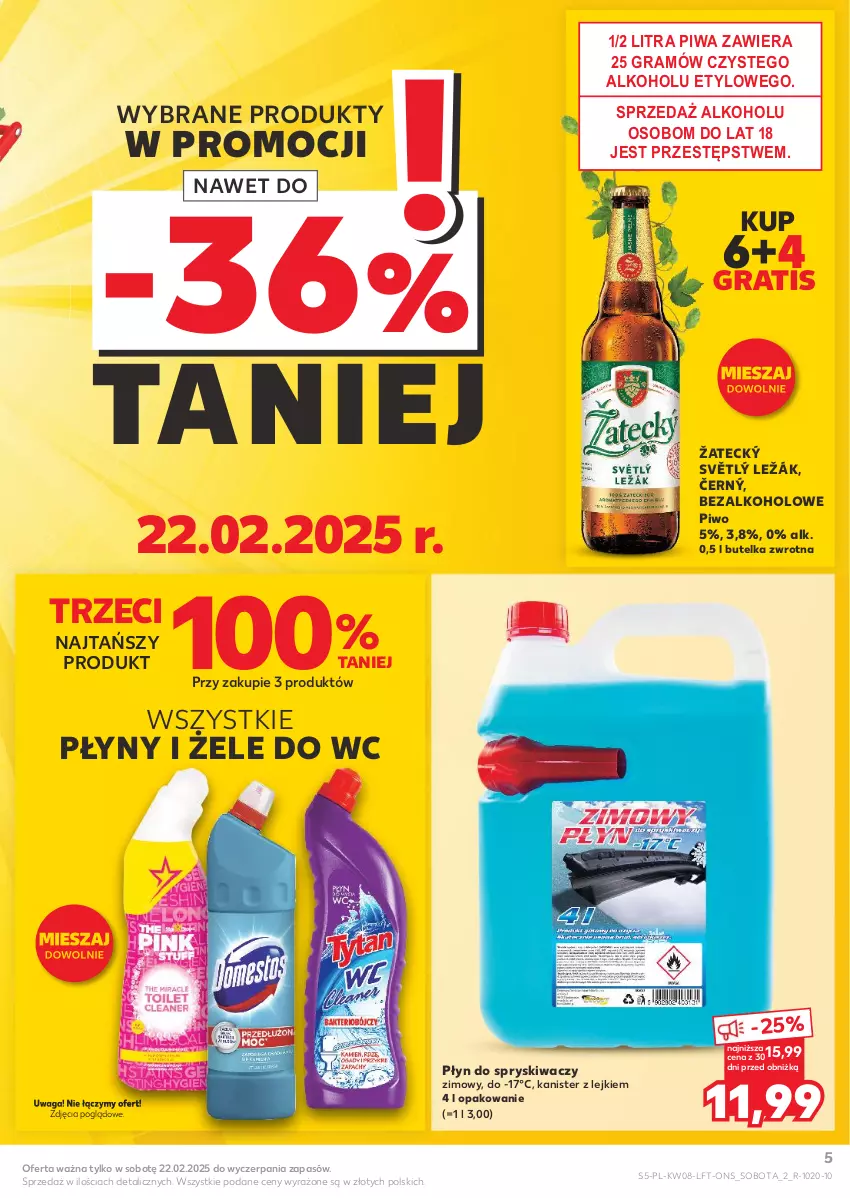 Gazetka promocyjna Kaufland - Gazetka tygodnia - ważna 20.02 do 26.02.2025 - strona 5 - produkty: Gra, Piwa, Piwo, Płyn do spryskiwaczy, Waga