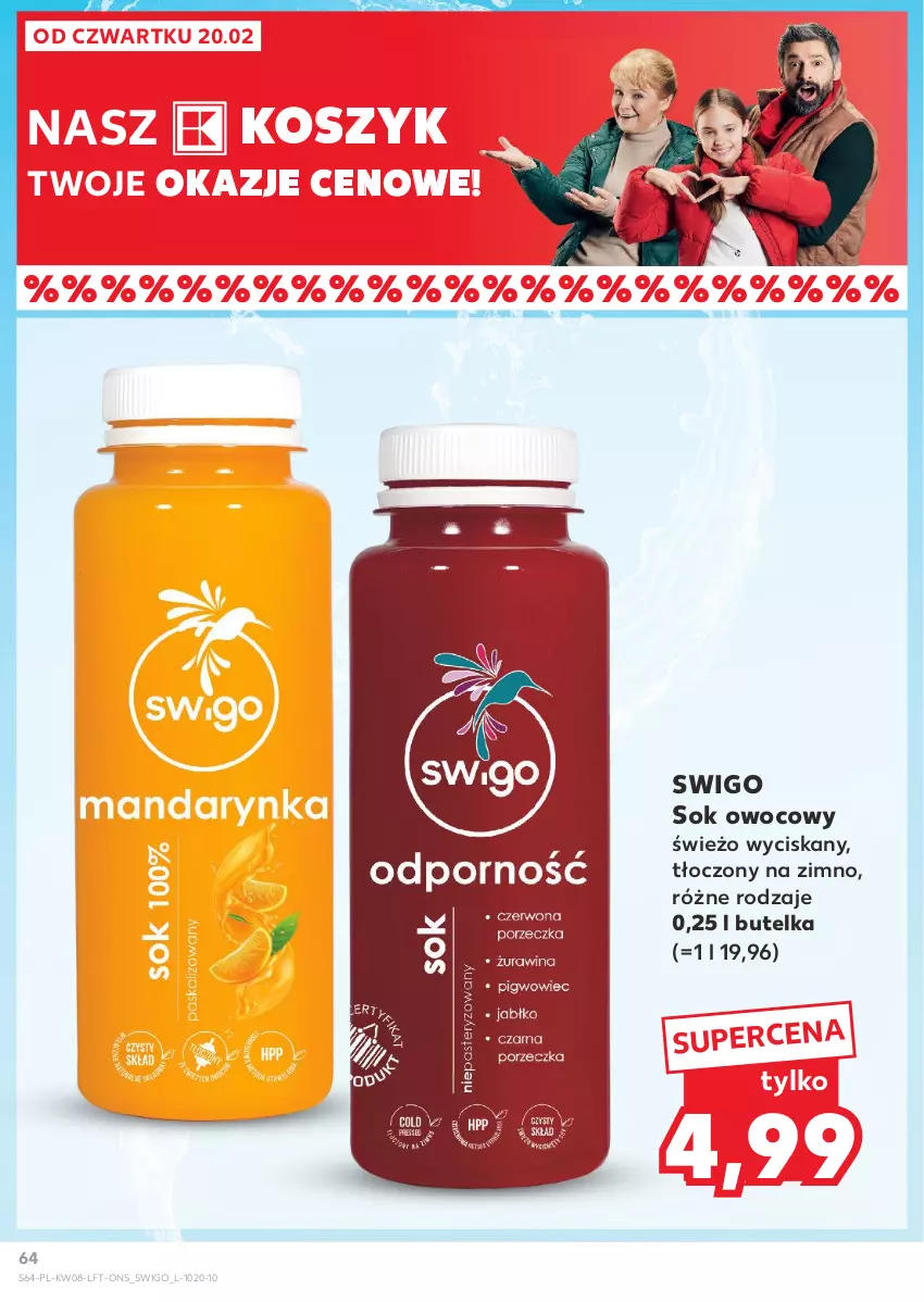 Gazetka promocyjna Kaufland - Gazetka tygodnia - ważna 20.02 do 26.02.2025 - strona 64 - produkty: Kosz, Sok