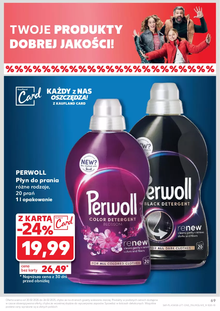 Gazetka promocyjna Kaufland - Gazetka tygodnia - ważna 20.02 do 26.02.2025 - strona 69 - produkty: Palmolive, Perwoll, Płyn do prania