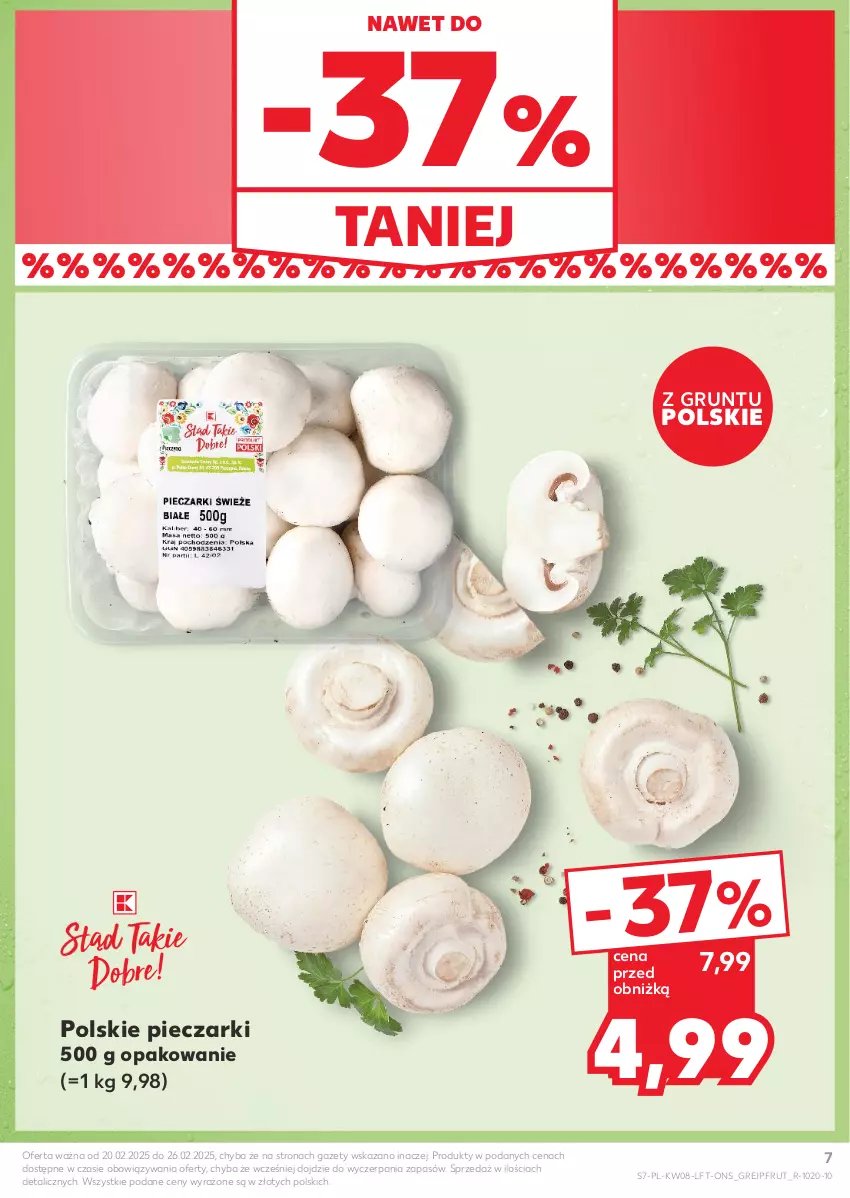 Gazetka promocyjna Kaufland - Gazetka tygodnia - ważna 20.02 do 26.02.2025 - strona 7 - produkty: Grejpfrut, Grunt, Piec