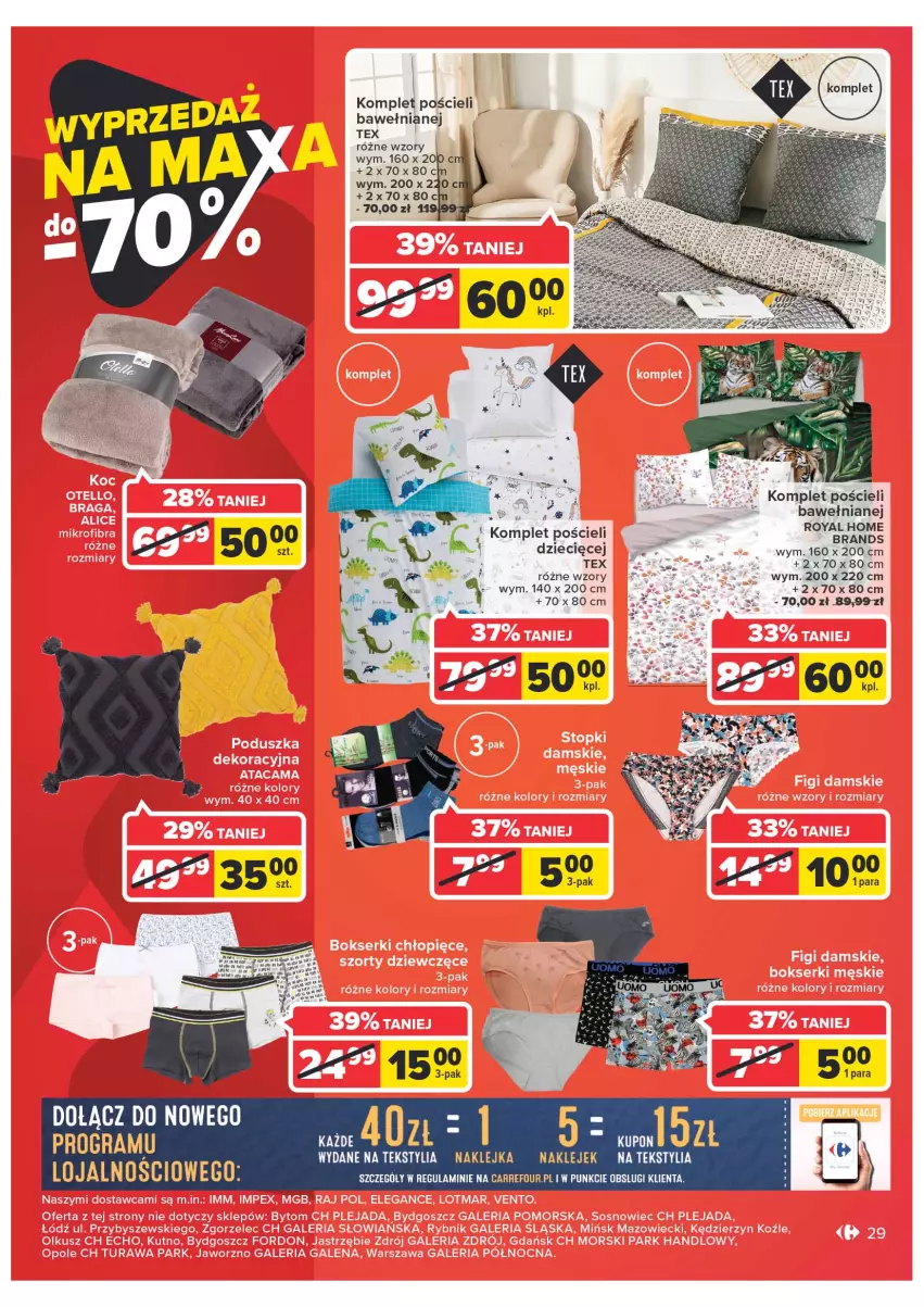 Gazetka promocyjna Carrefour - Gazetka Carrefour - ważna 28.06 do 02.07.2022 - strona 29 - produkty: Dzieci, Klej, Komplet pościeli, Pościel