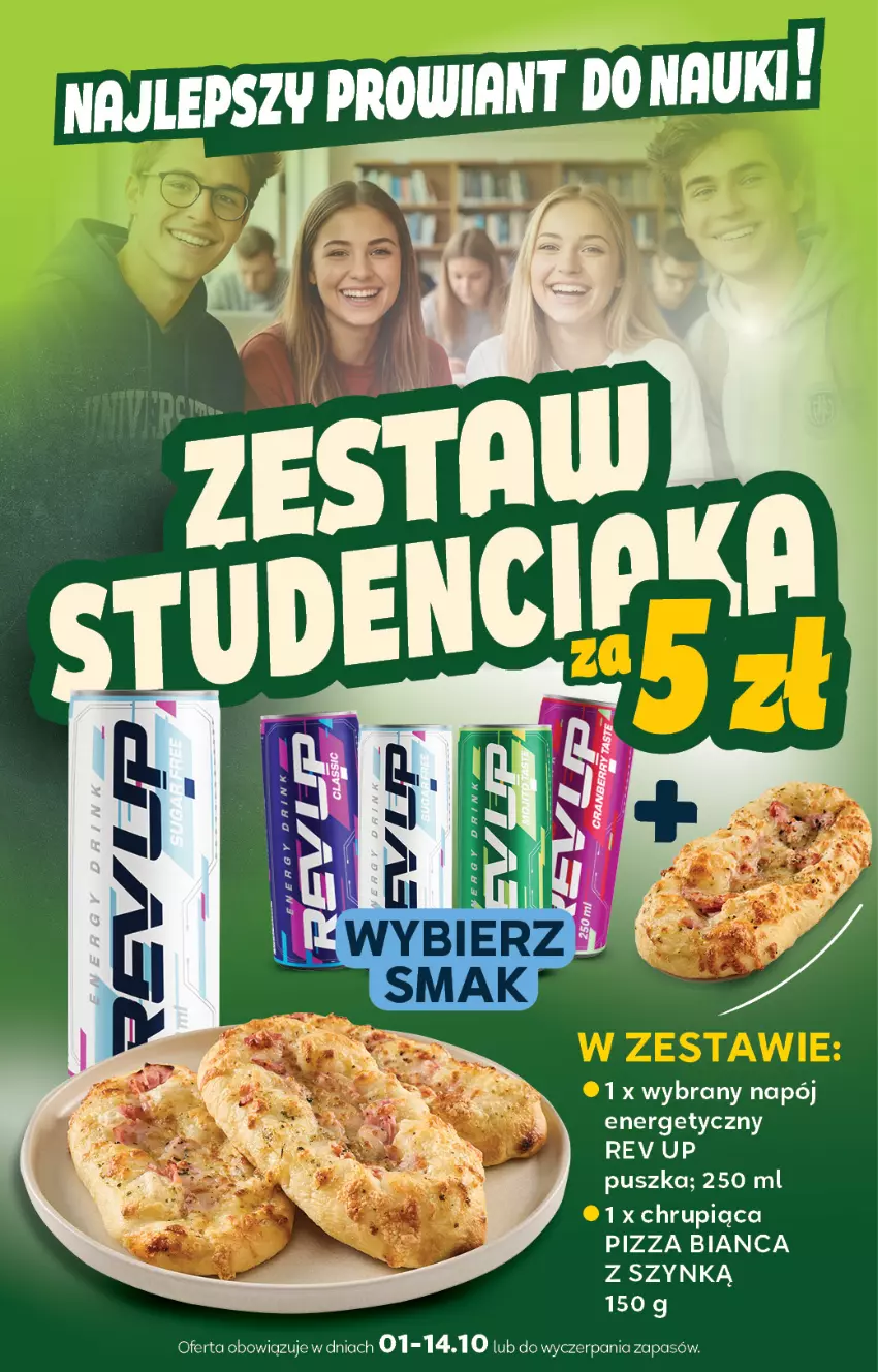 Gazetka promocyjna Stokrotka - Express - ważna 01.10 do 07.10.2026 - strona 5 - produkty: Napój, Napój energetyczny, Pizza